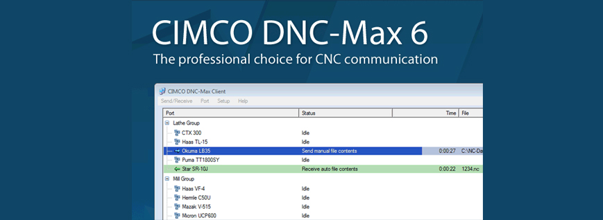Cnc rs232 communication software